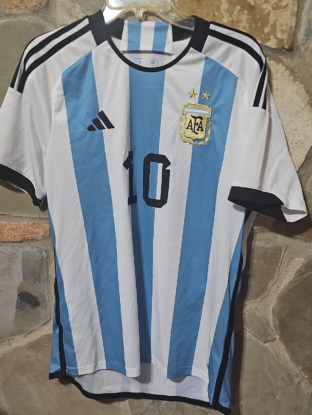 adidas Lionel Messi Argentina World Cup 2022 Men's L Size Jersey